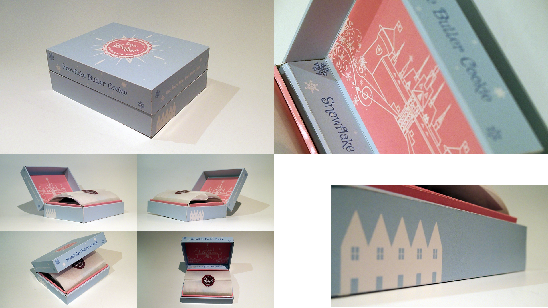 Snowflake Butter Cookie Box