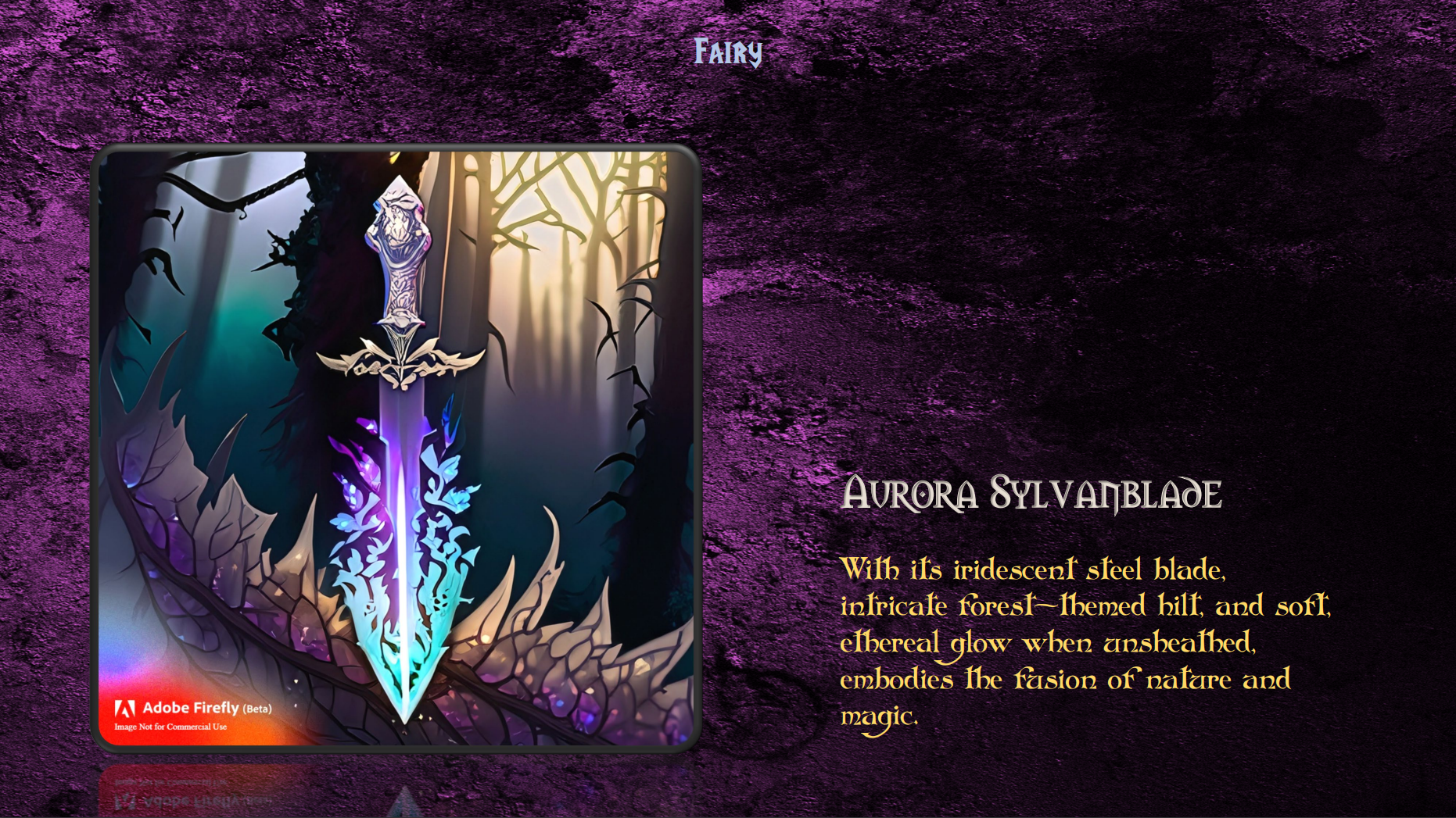 swordember-fairy